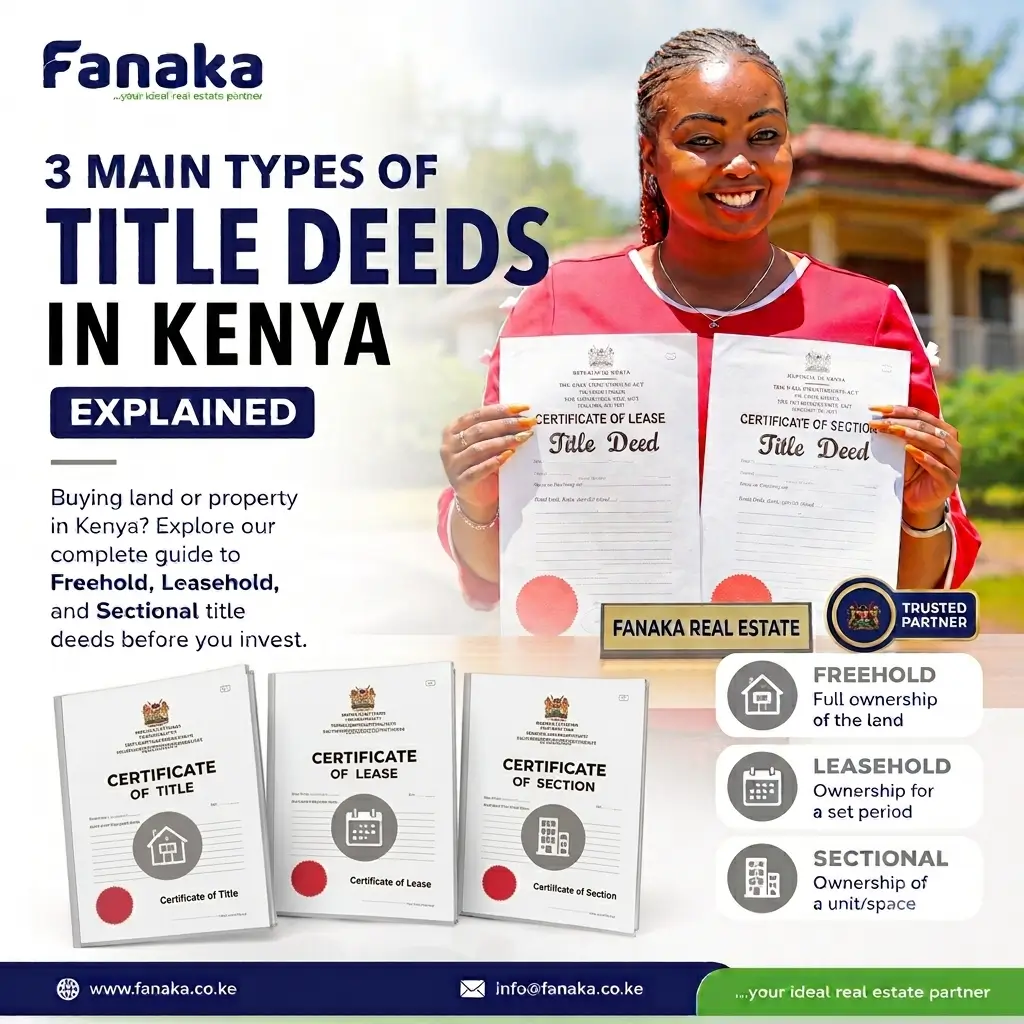 3 Main Types of Title Deeds in Kenya Explained and Title Transfer In Kenya
